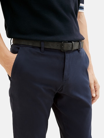 Coupe slim Pantalon chino 'Travis' TOM TAILOR en bleu