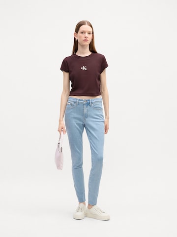 T-shirt Calvin Klein Jeans en marron