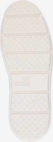 Love MoschinoNiske tenisice 'BOLD LOVE' - bijela boja