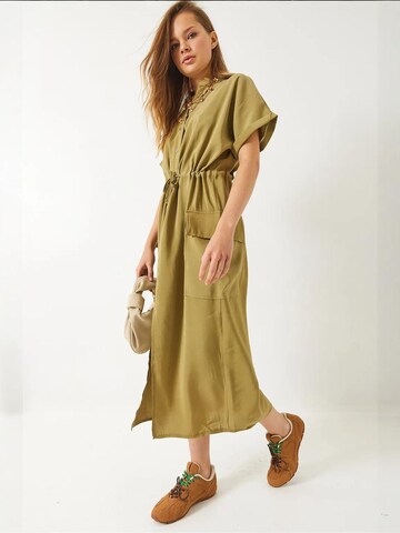 Robe-chemise Bianco Lucci en vert