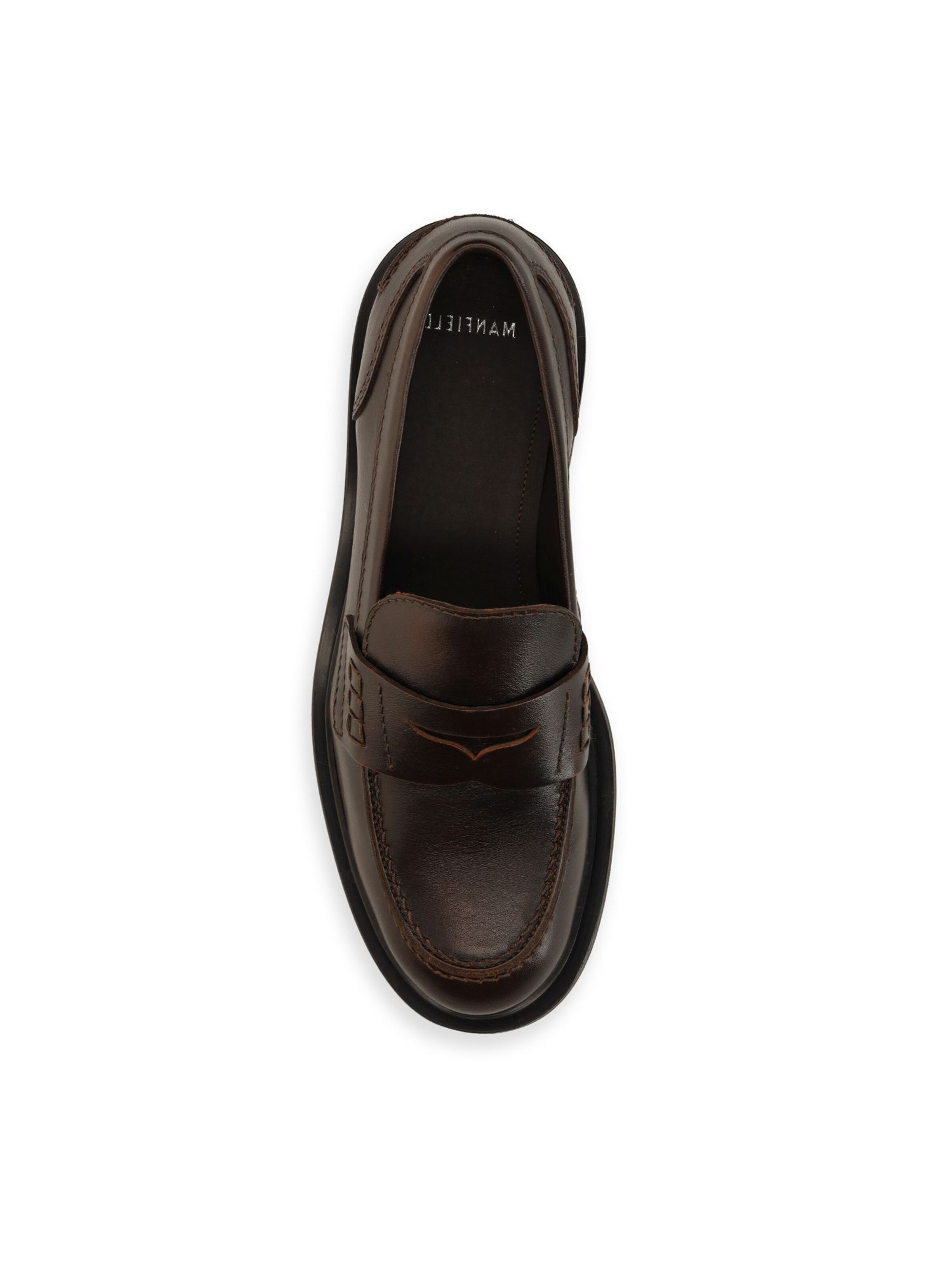 MANFIELD Classic Flats in Brown