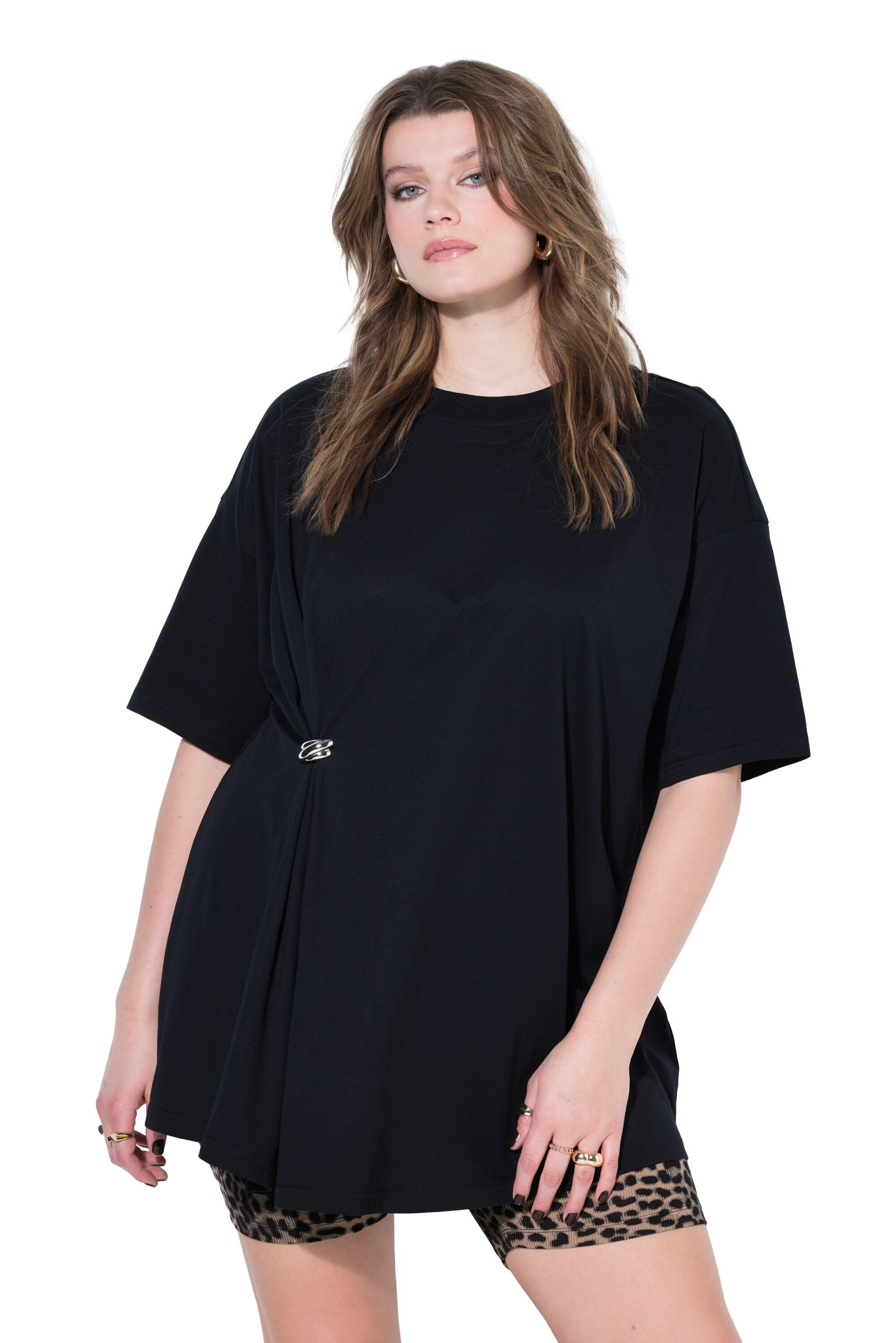 Studio Untold Shirt in Schwarz: Vorderseite