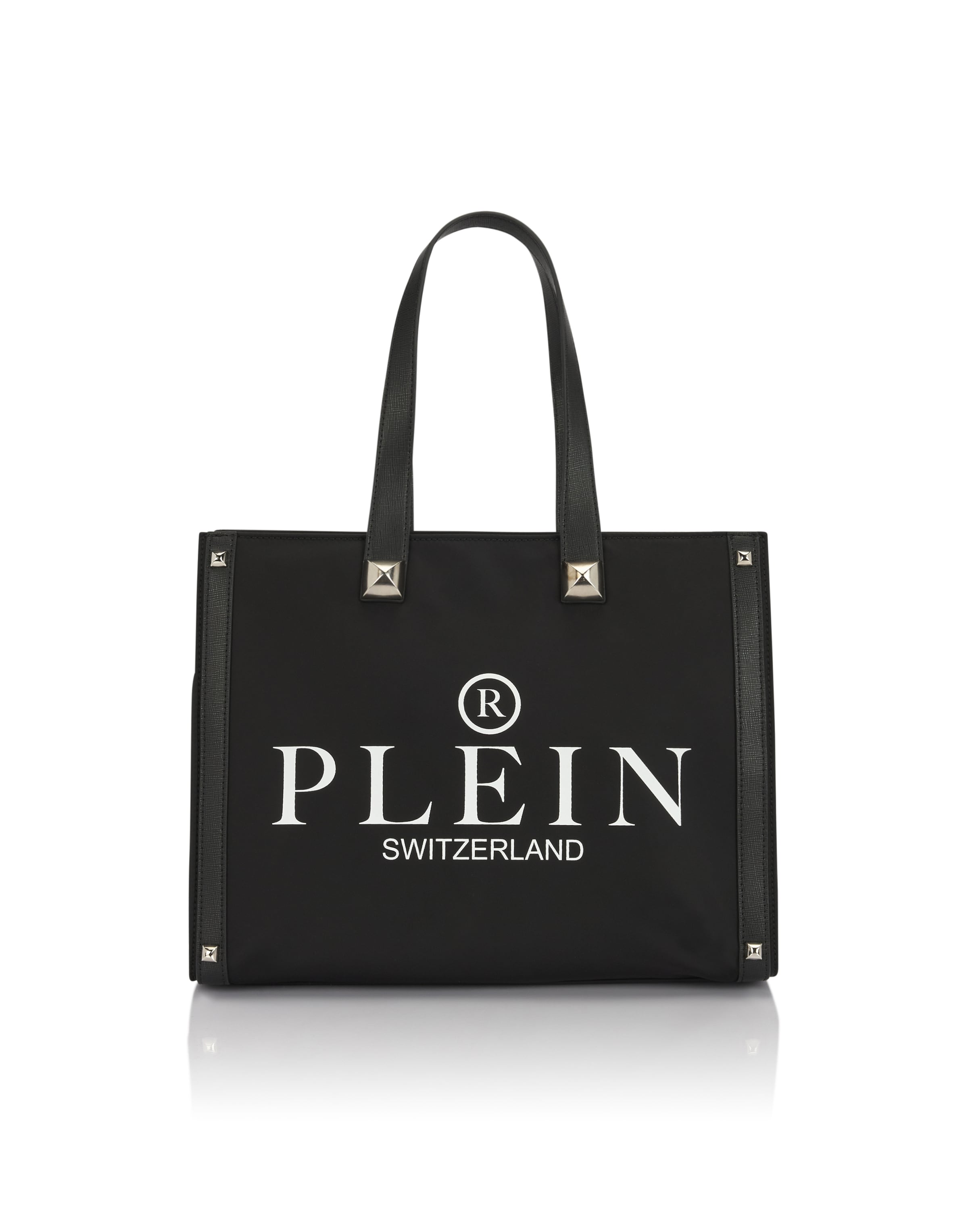 Philipp Plein Schultertasche in Schwarz: Vorderseite