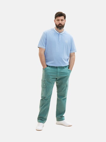 Regular Pantalon cargo TOM TAILOR Men + en vert