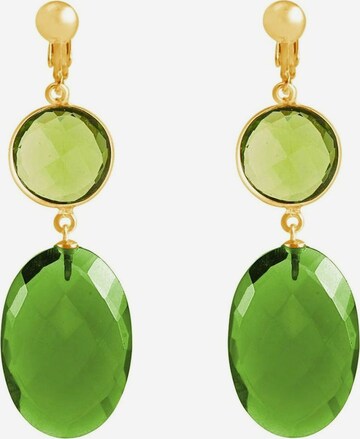 Gemshine Earrings in Gold: front