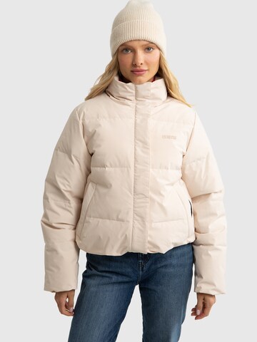 BIG STAR Winter jacket ' DALIA ' in Beige: front