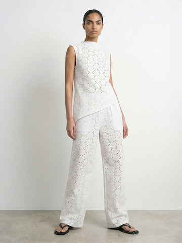 Loosefit Pantalon 'HDFreya' HYPEDROP en blanc : devant