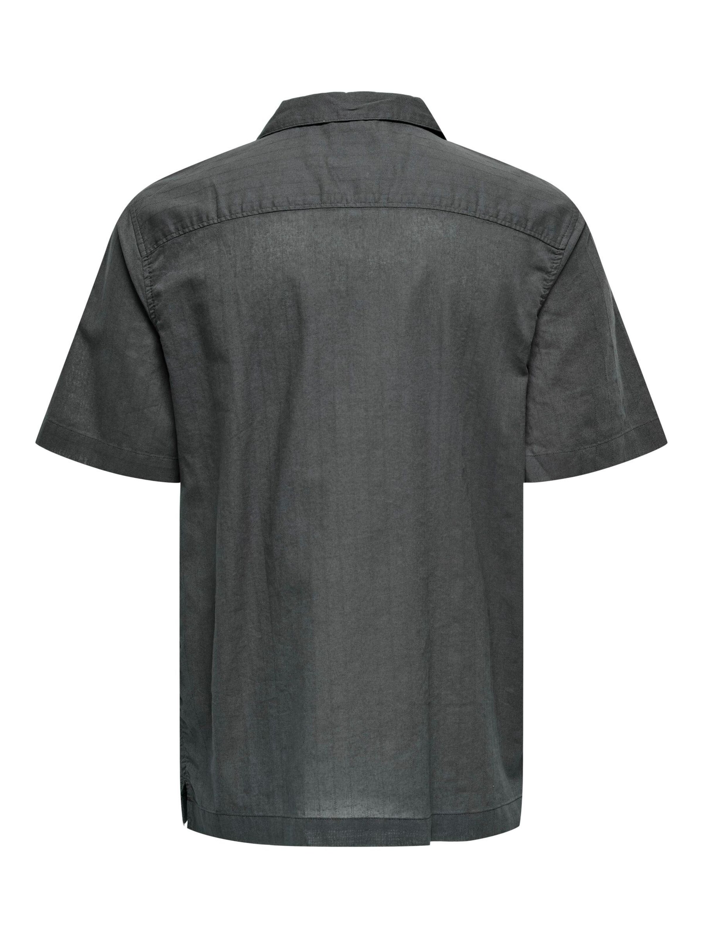 Only & Sons Comfort Fit Hemd 'ONSGali' in Grau