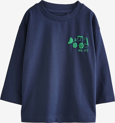 Tricou Next pe bleumarin / verde pin, Vizualizare produs