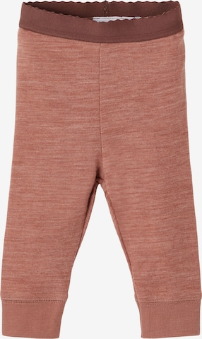 NAME IT Slimfit Leggings 'Wuppo' in Braun: predná strana