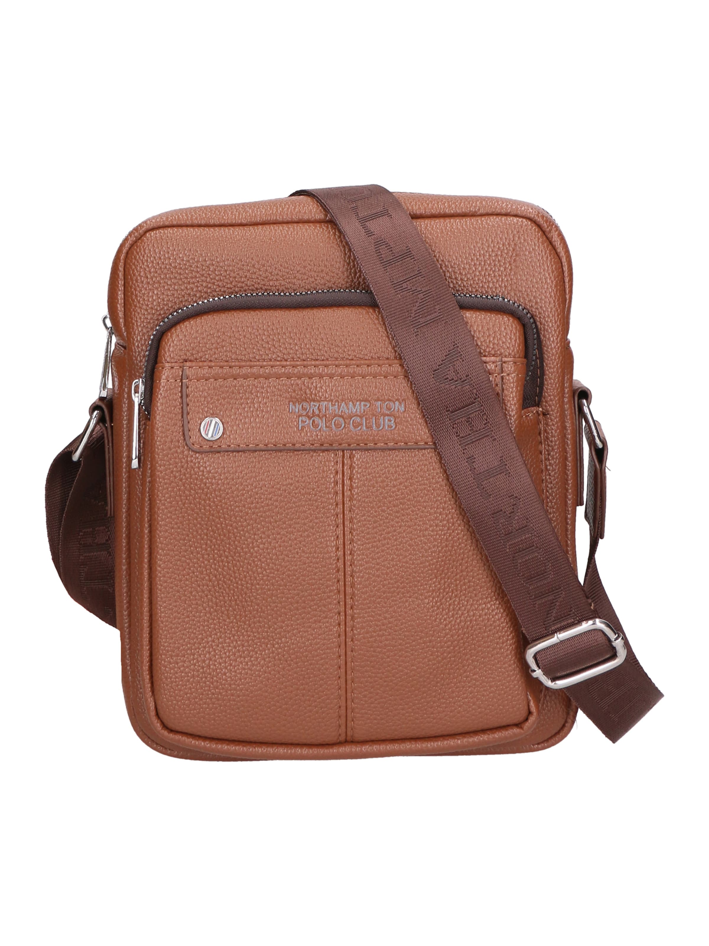 Northampton Polo Club Schoudertas in Bruin: voorkant