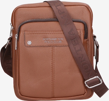 Northampton Polo Club Crossbody Bag in Brown: front