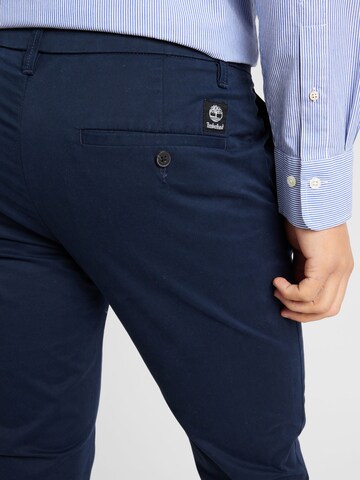 TIMBERLAND Slimfit Hose in Blau