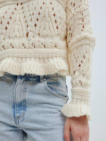 EDITED - Pullover 'Sunniva' em branco