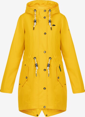 Schmuddelwedda Between-Season Jacket in Yellow: front