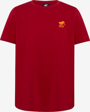 Polo Sylt Shirt in Red: front