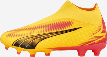 PUMA - Zapatillas de fútbol 'Ultra Match' en amarillo: frente