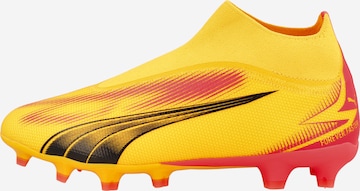 PUMA - Zapatillas de fútbol 'Ultra Match' en amarillo: frente