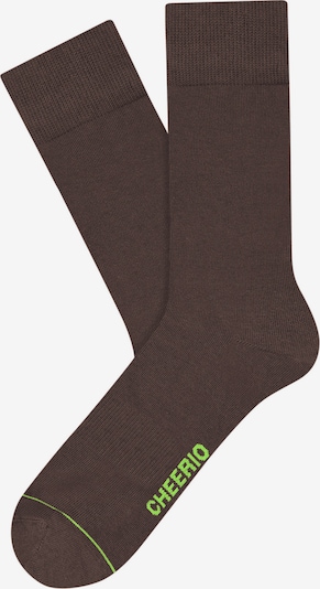CHEERIO* Socken 'BEST FRIEND' in braun, Produktansicht