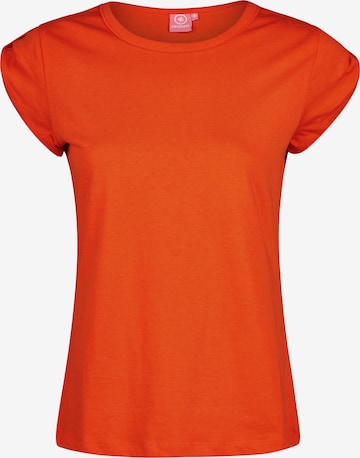 salzhaut T-Shirt 'BIIKE' in Orange: Vorderseite