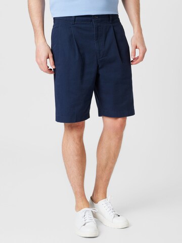 Dockers Normální Chino kalhoty – modrá: přední strana