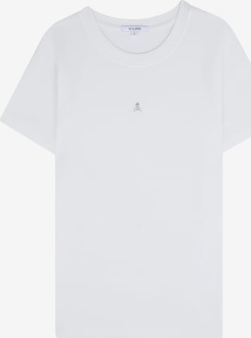 T-shirt Scalpers en blanc : devant