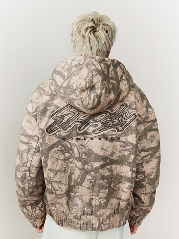 Bershka Between-season jacket in Brown