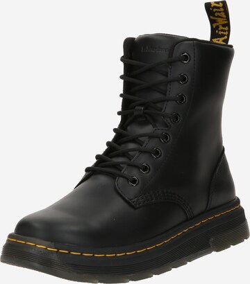 Stivale stringato 'Crewson' di Dr. Martens in nero: frontale