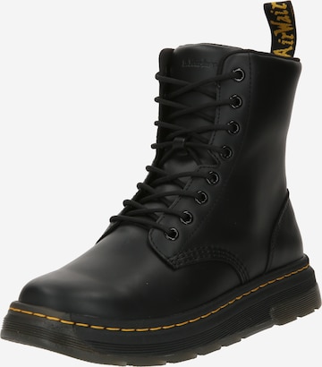 Dr. Martens - Bota com atacadores 'Crewson' em preto: frente