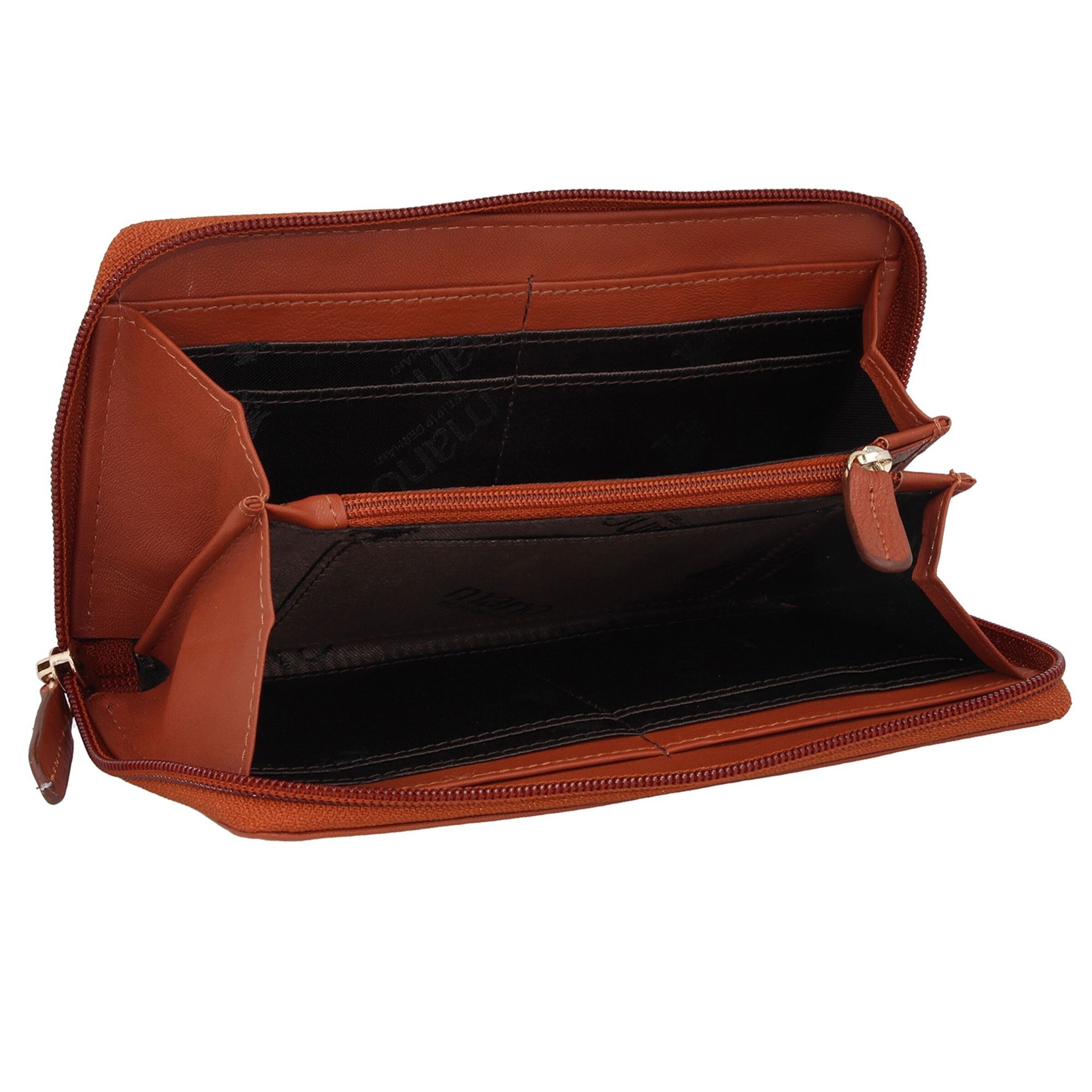 mano Portemonnaie 'Don Leonardo' in Braun