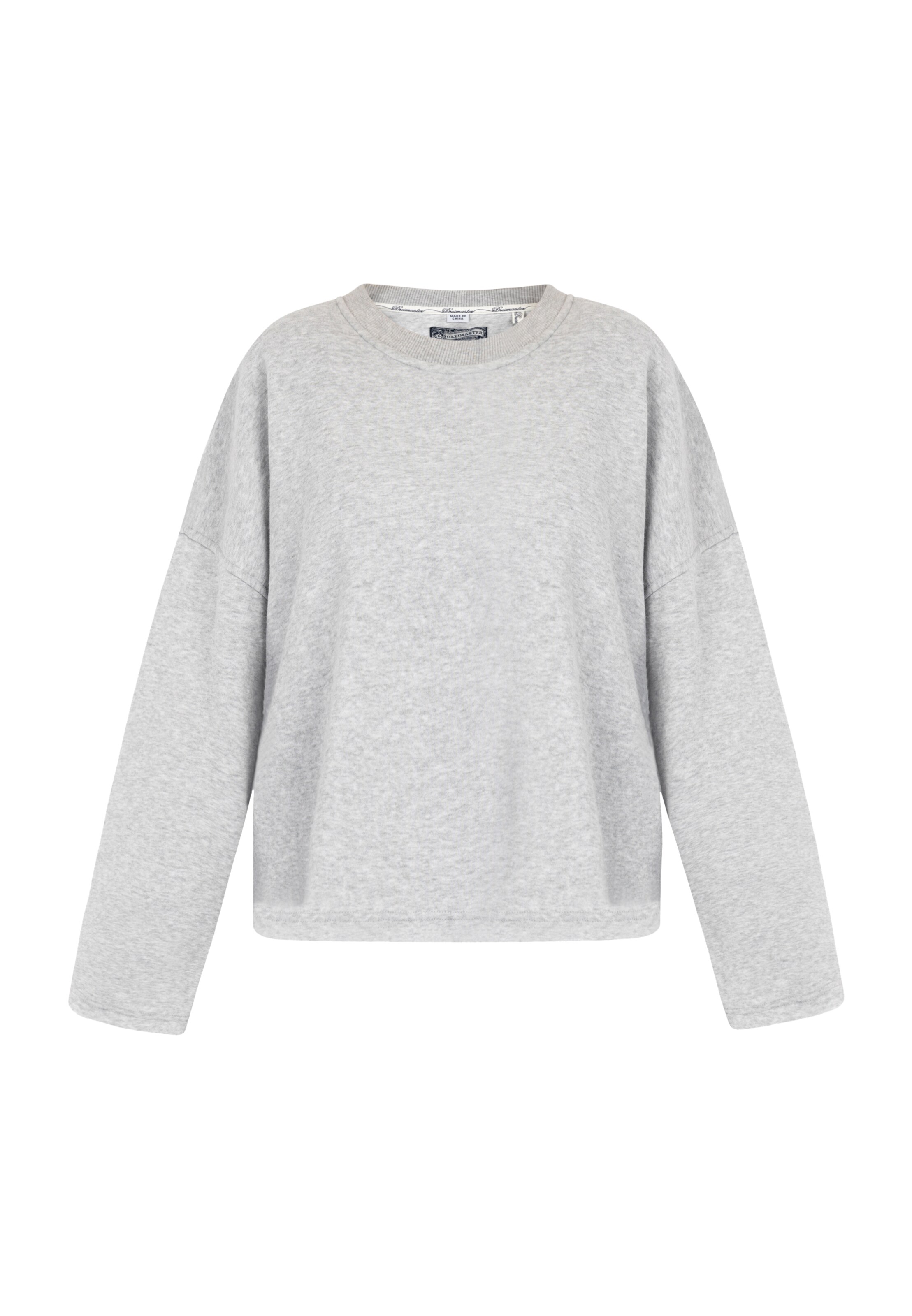 DreiMaster Vintage Sweatshirt in Grau: Vorderseite