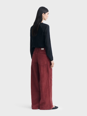 Thinking MU Loosefit Kalhoty 'Hedda' – červená