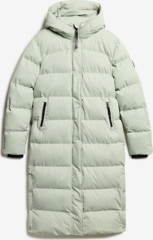 Superdry Winter Coat in Green: front