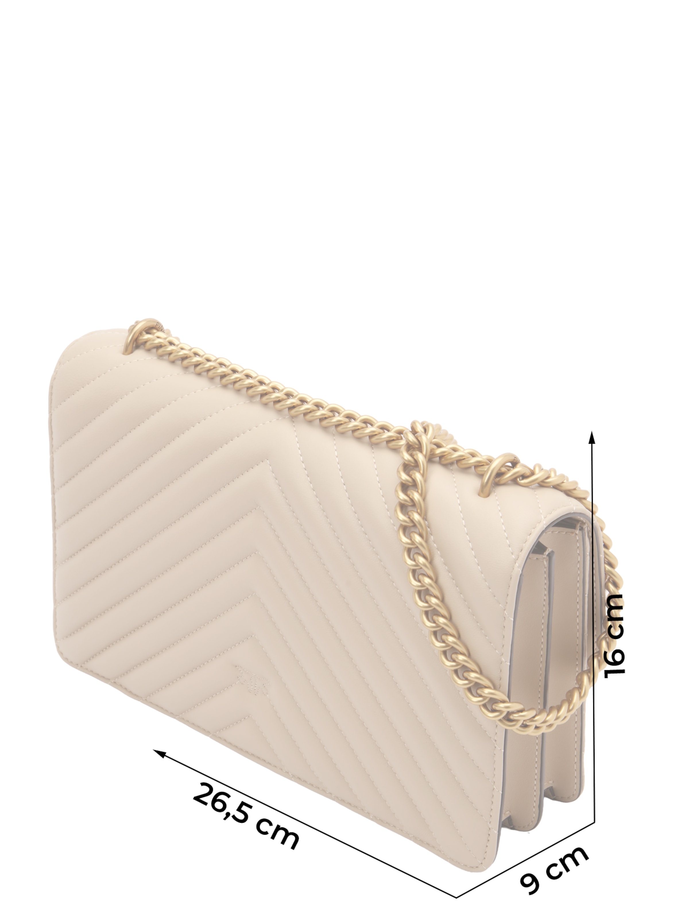 PINKO Schoudertas 'Love One' in Beige
