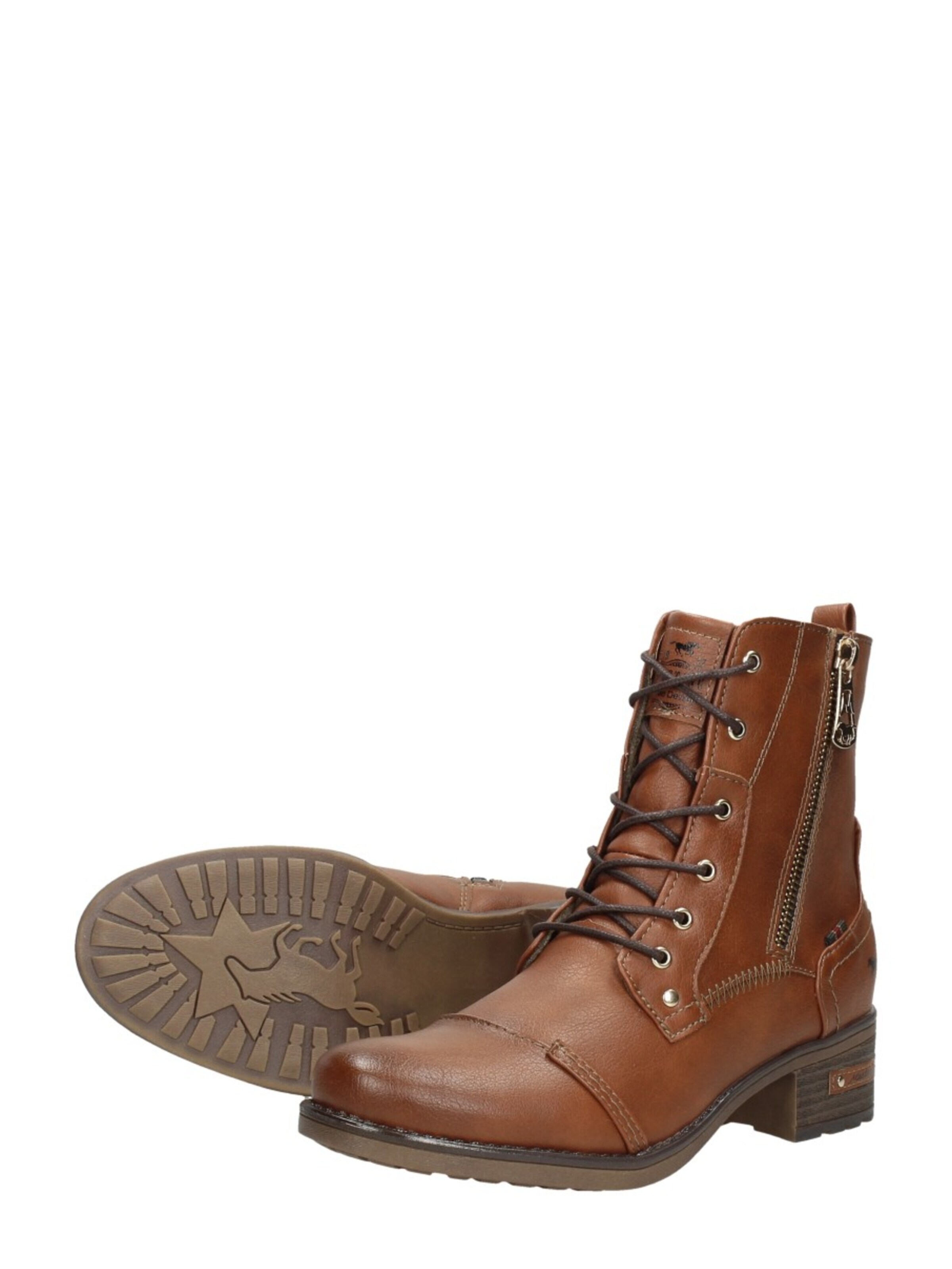 Chaussure à lacets 'Veterschoenen Hoog' MUSTANG en marron