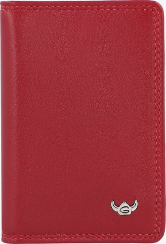 GOLDEN HEAD Wallet 'Polo' in Red: front