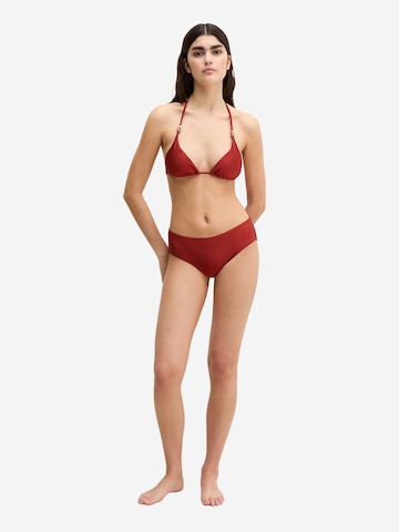 Bas de bikini ' Shiny ' Marc O'Polo en marron : devant