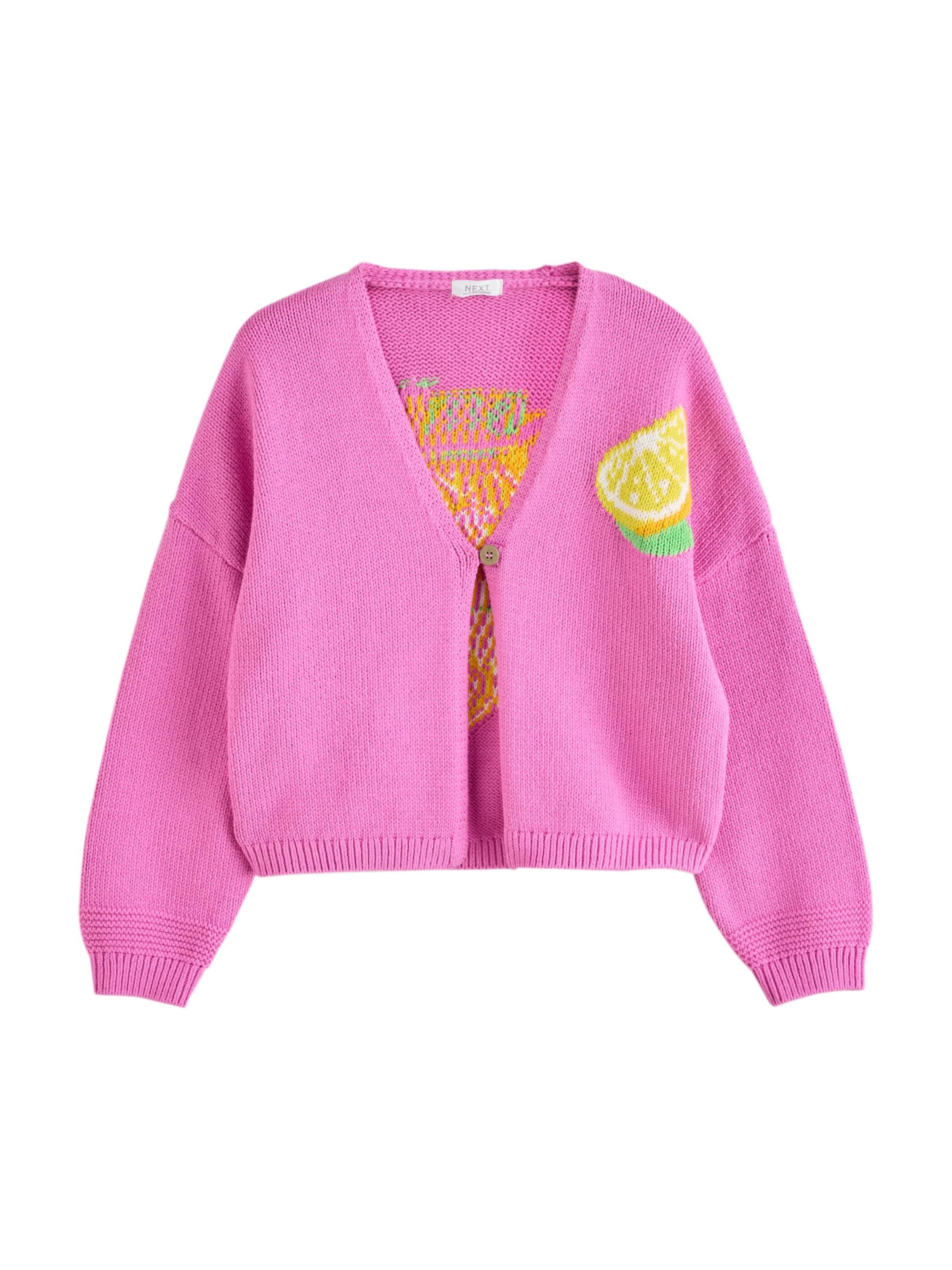 Next Kardigán - rózsaszín: elől