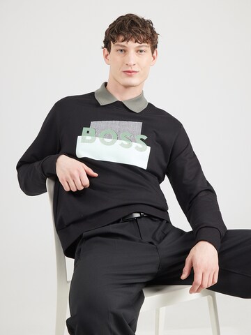 Sweat-shirt 'C-Soleri 250' BOSS en noir : devant