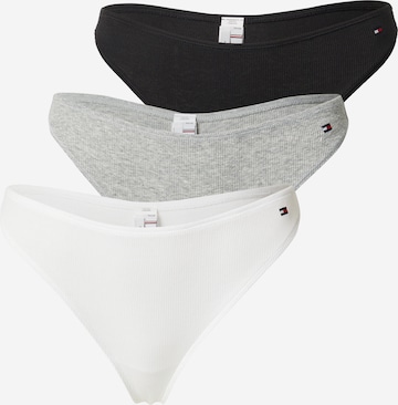 pelēks TOMMY HILFIGER Stringu biksītes: no priekšpuses