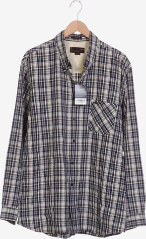 Marlboro Classics Button Up Shirt in XXXL in Blue: front