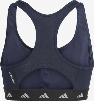 ADIDAS PERFORMANCE Bustier Urheilurintaliivit 'Powerreact' värissä musta