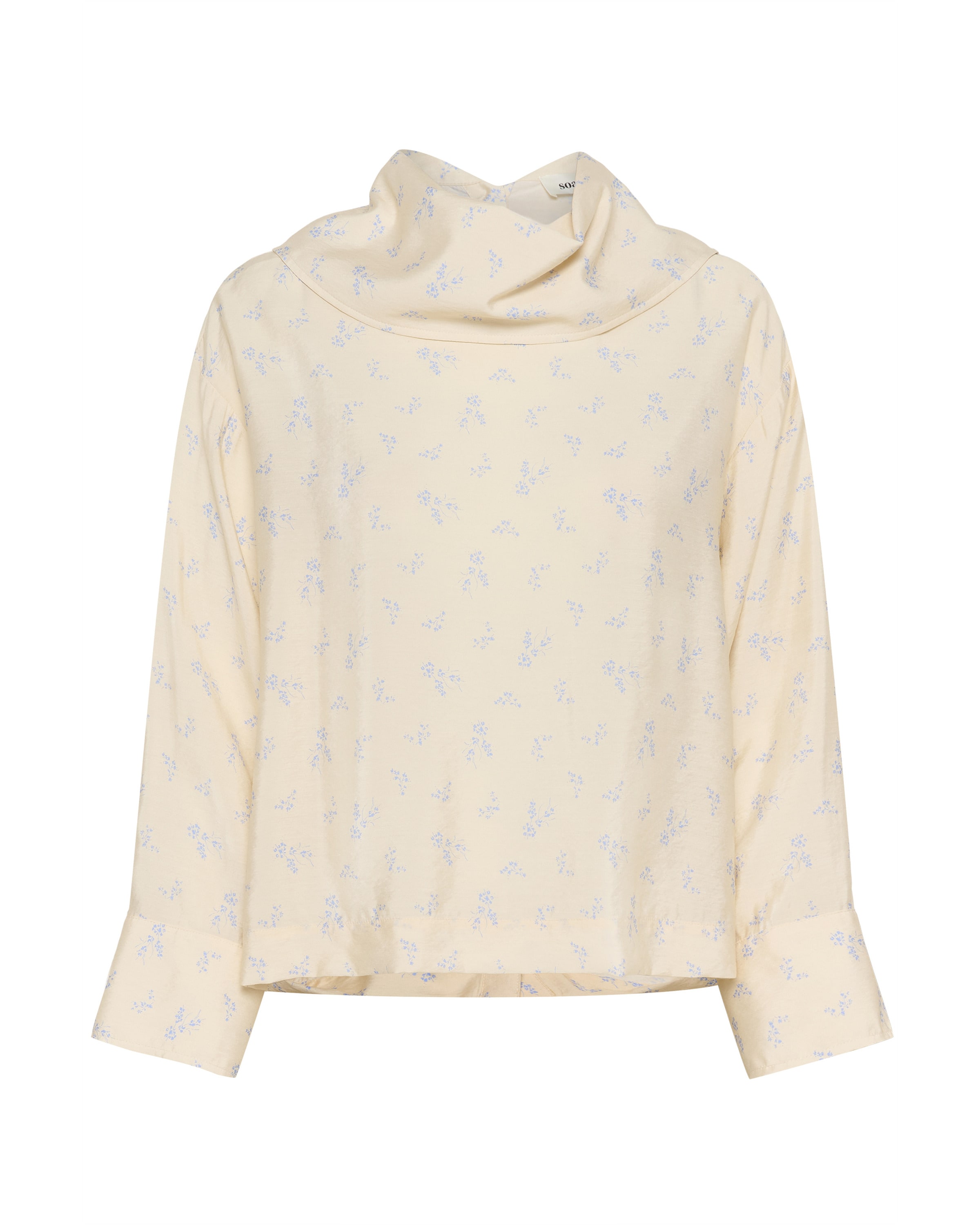 Chemisier 'SLEneya' SOAKED IN LUXURY en beige : devant