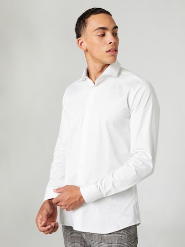 Guido Maria Kretschmer Men Regular fit Overhemd 'Till' in Wit: voorkant