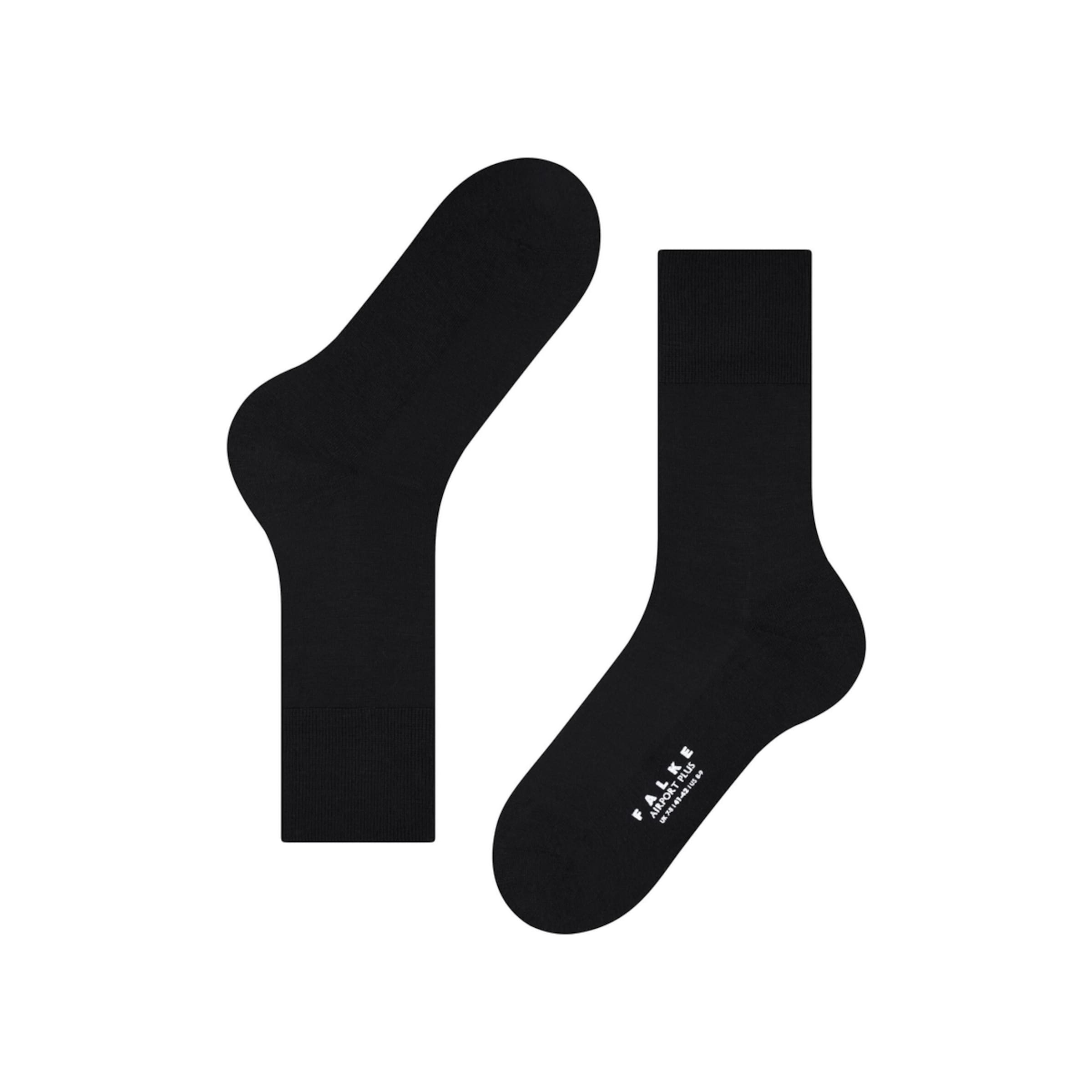FALKE Sockor 'Airport Plus' i svart