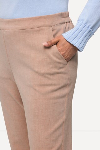 Ulla Popken Slimfit Broek in Beige