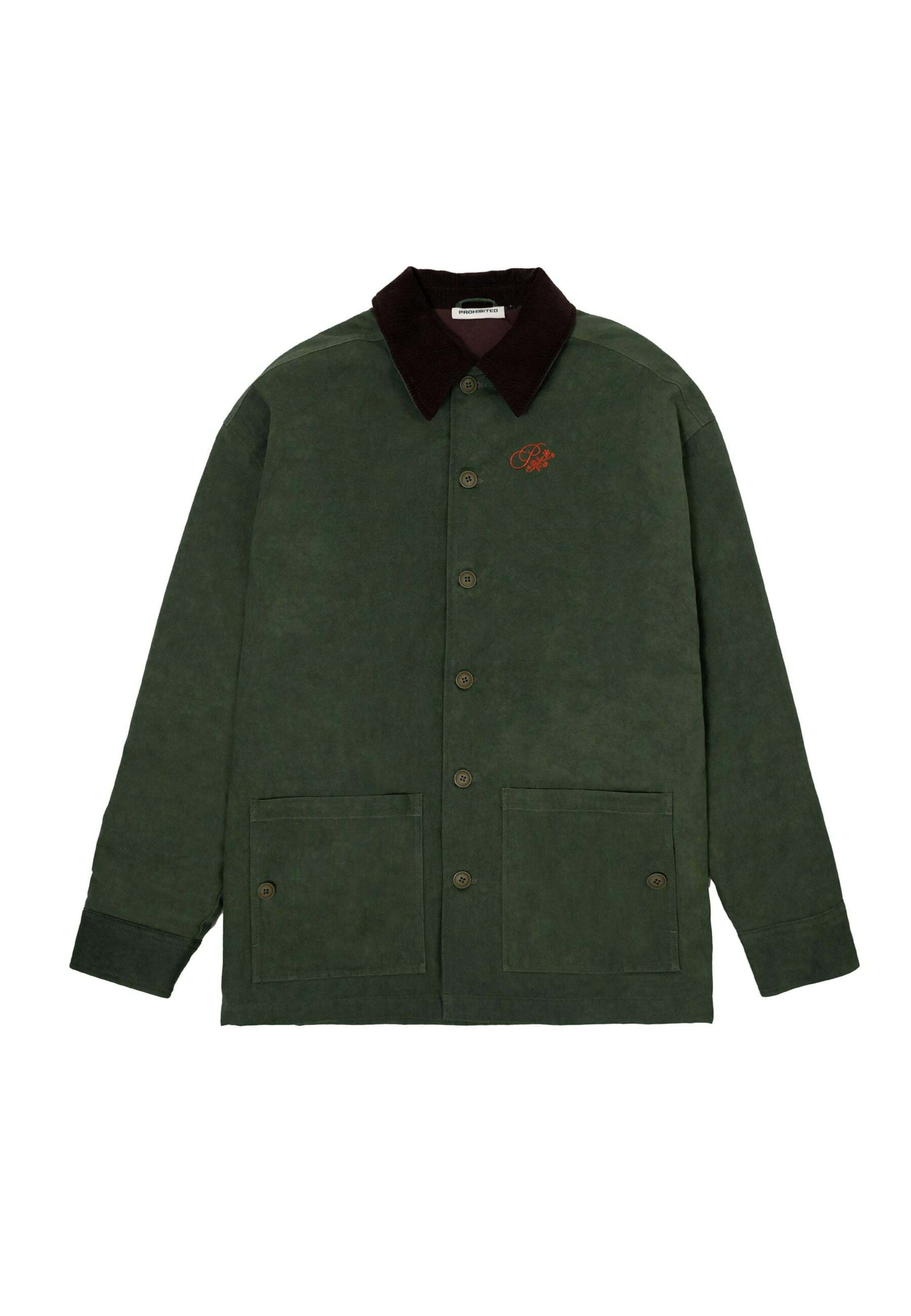 Prohibited Between-Season Jacket 'Ranger' in L in Dark green / Dark orange / Black, Item view