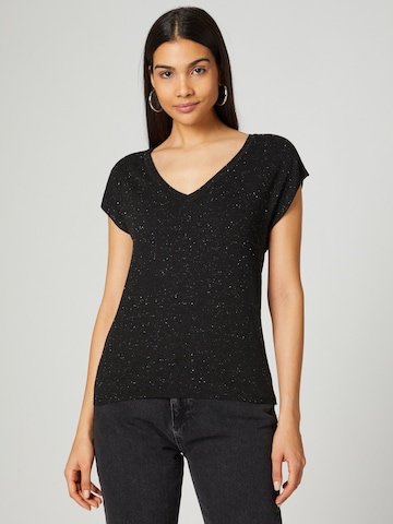 Guido Maria Kretschmer Women Shirt 'Ronja' in Black: front