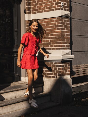 Chemisier Looxs Revolution en rouge