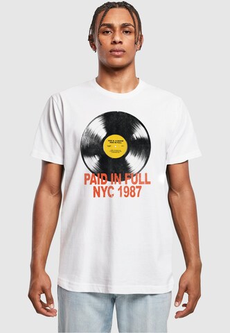 Merchcode Shirt 'Eric B & Rakim - Paid In Full NYC 1987' in Wit: voorkant